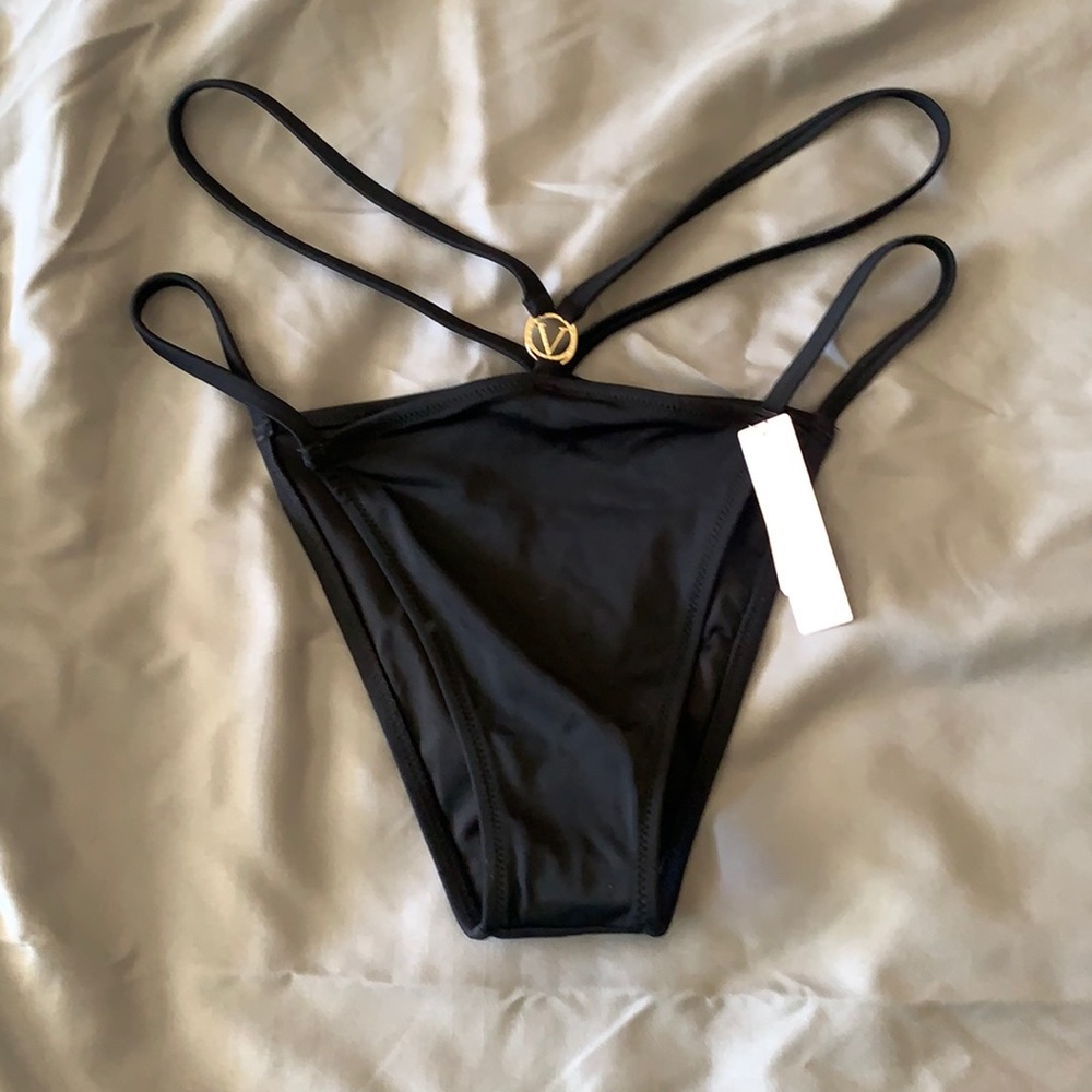 Victoria’s Secret Black Swim Bottoms NWT Large